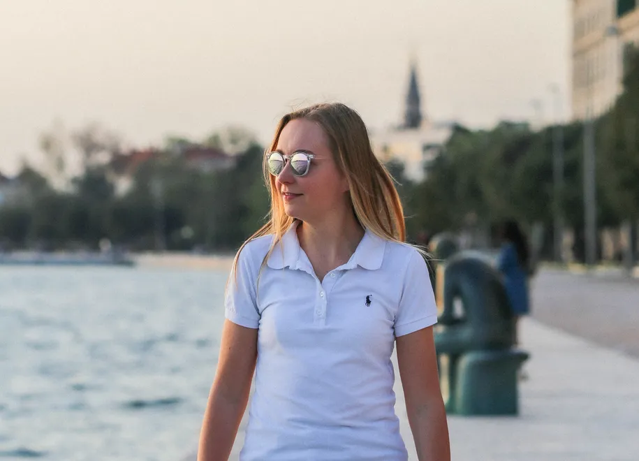 Przewodniczka Blue Zadar nad morzem